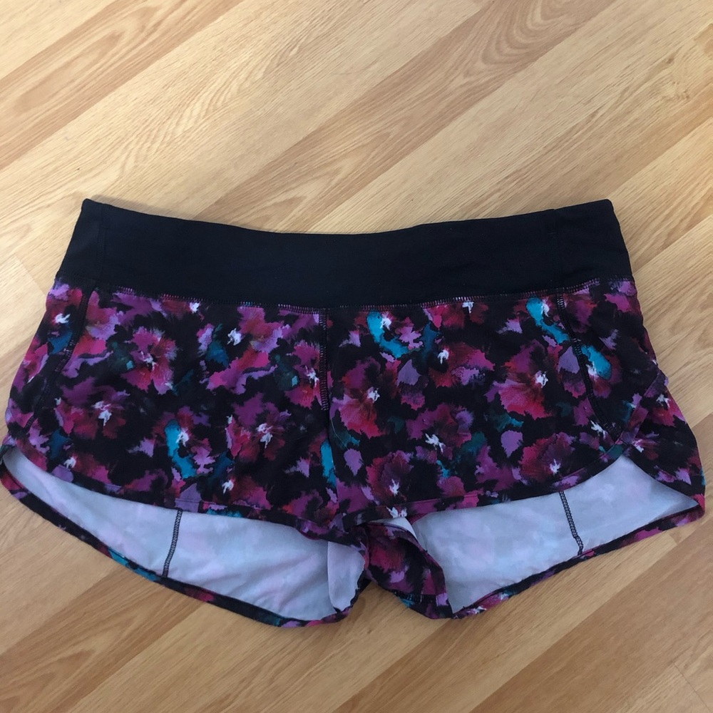 Lululemon speed shorts